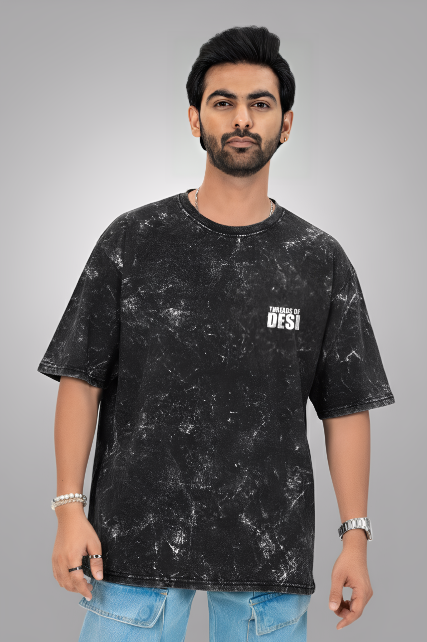 Defenders Acid Washed Oversized Tee